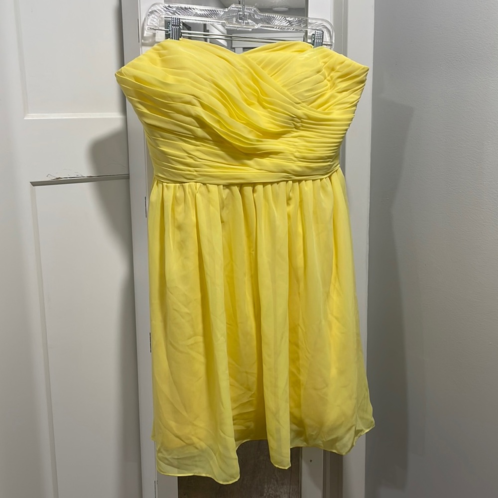 Yellow formal dress